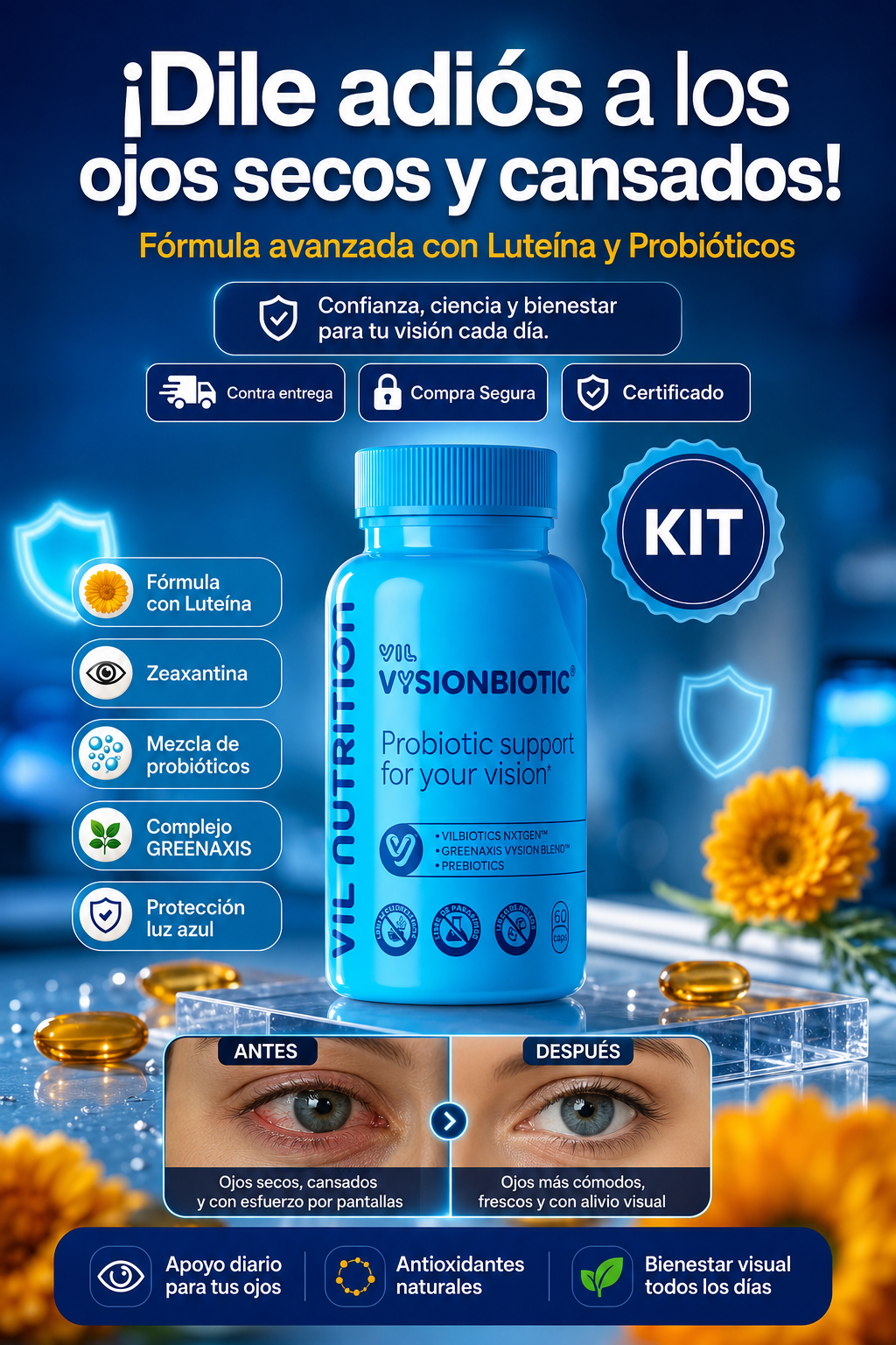 👁️✨ VIL VysionBiotic – Probiótico para el cuidado visual