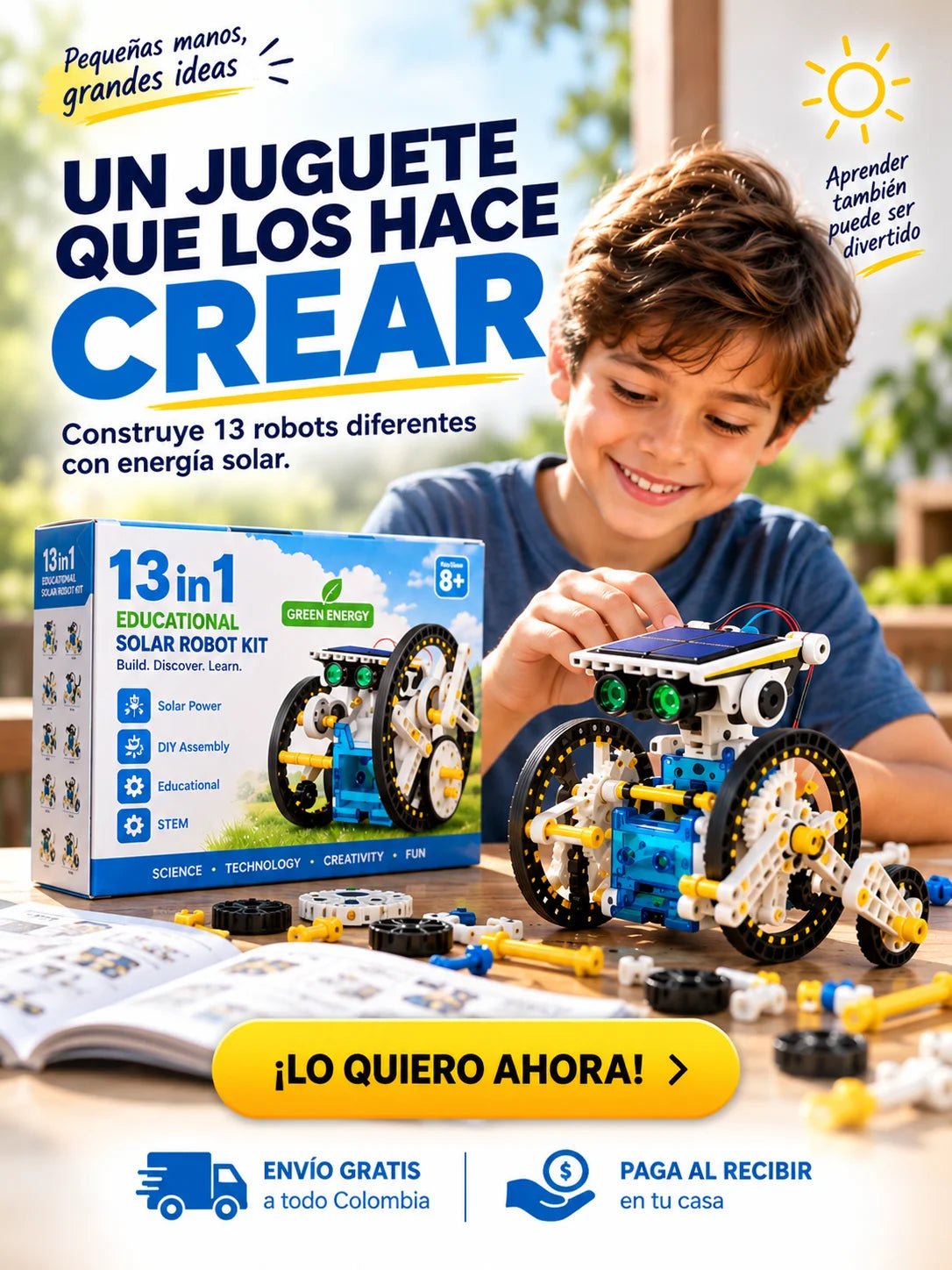 Robot Solar 13 en 1