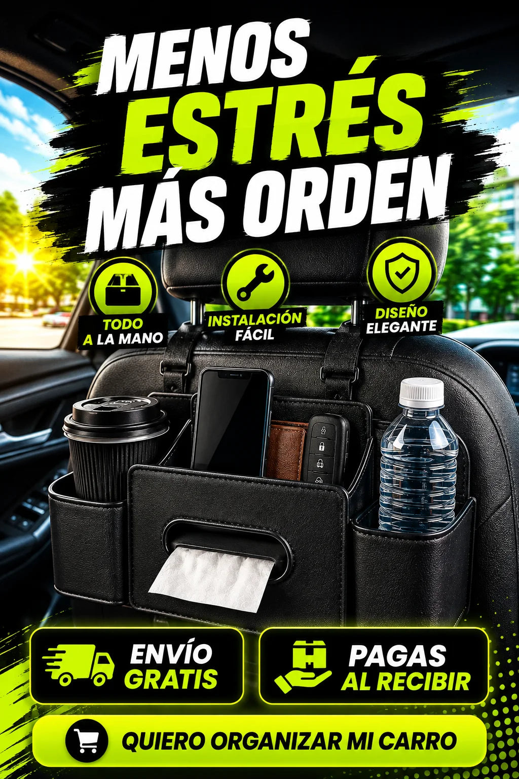 Organizador De Carro