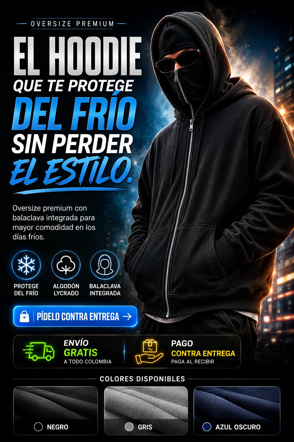 Hoodie Balaclava Oversize