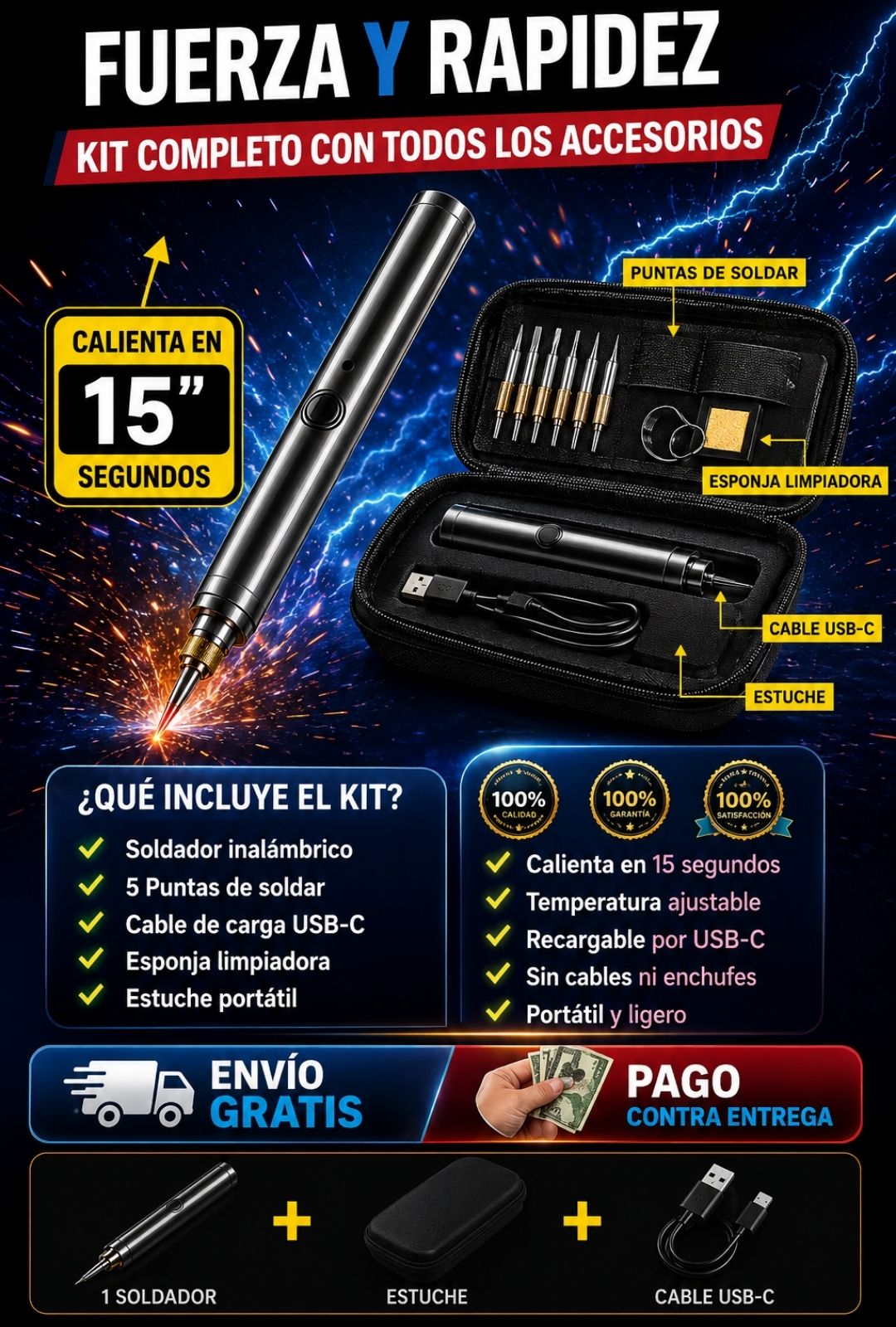 🔥SOLDADOR INALÁMBRICO USB🔥