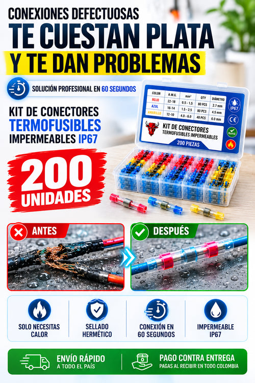 Kit de conectores termofusibles